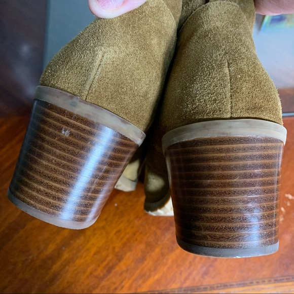 Susina Suede Leather Booties - Picture 8 of 11